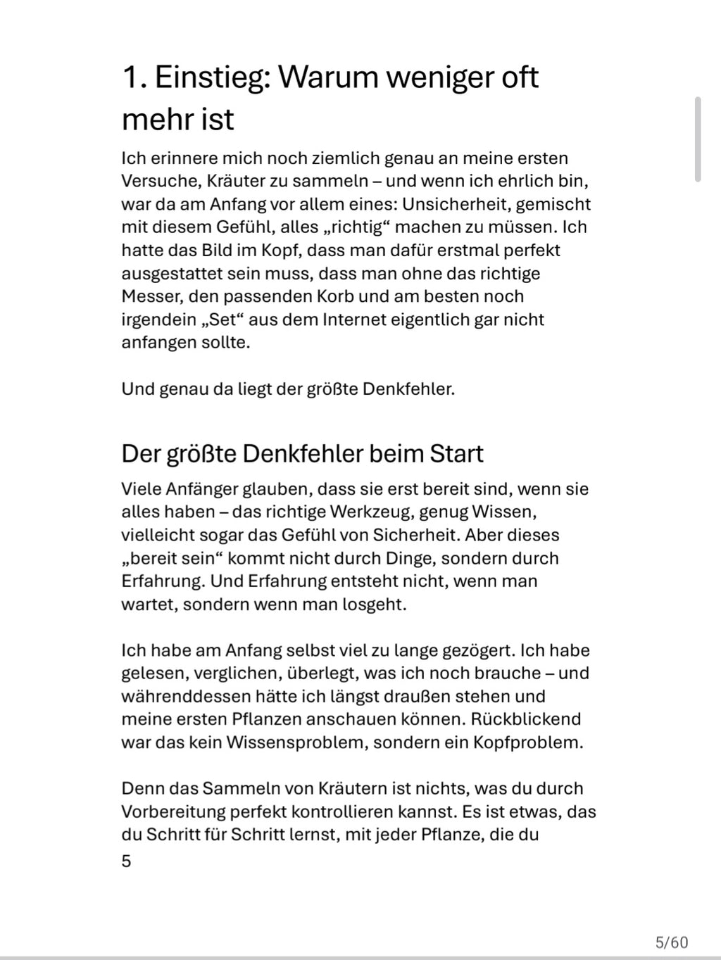 PDF Guide: Kräuter sammeln- Deine Grundausstattung